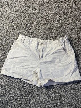 Girls Gymboree khaki beige shorts size 14 adjustable waist with pockets